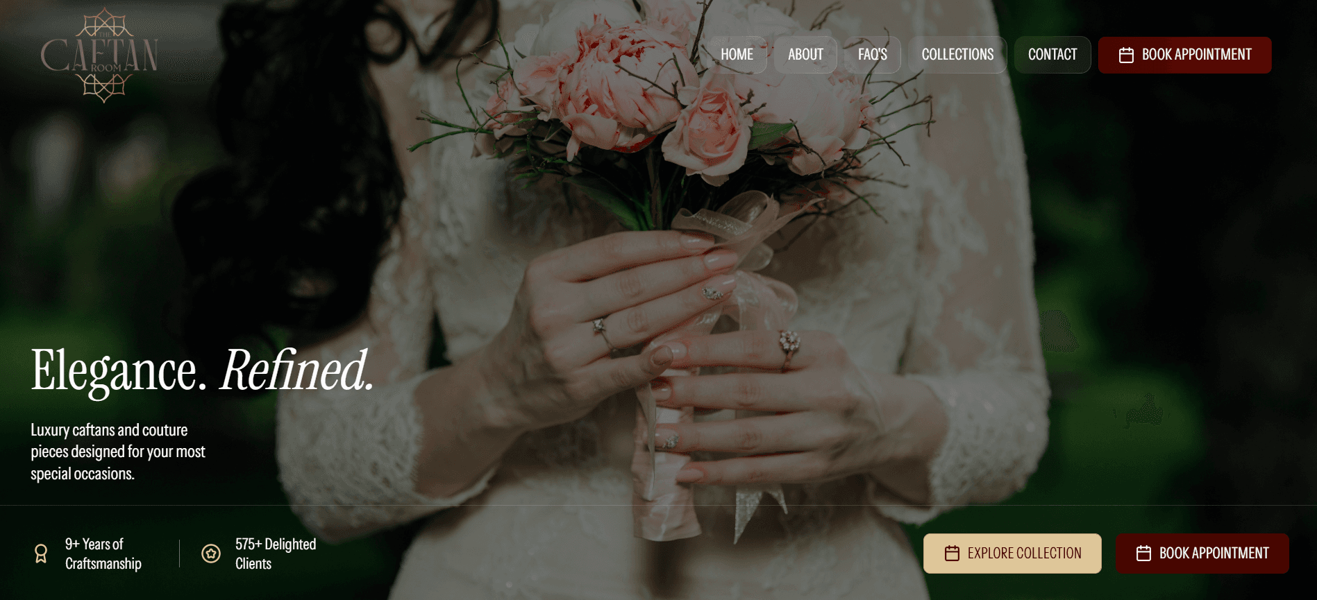Caftan Room – Web Design by Codinito