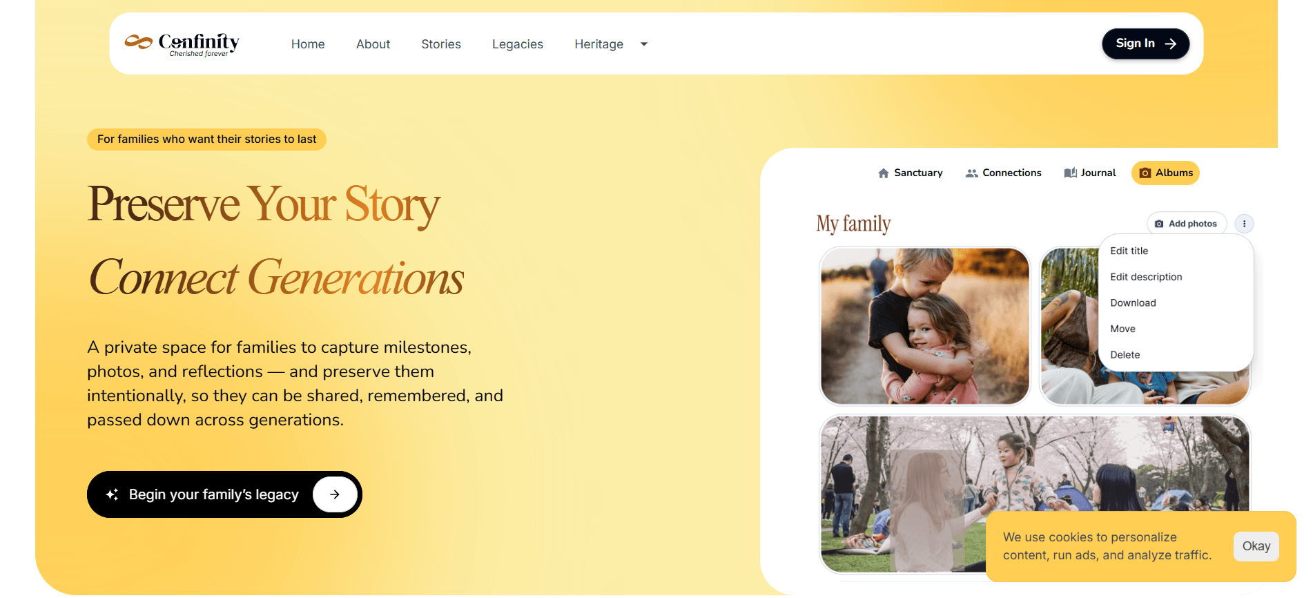 Confinity – Web Design by Codinito
